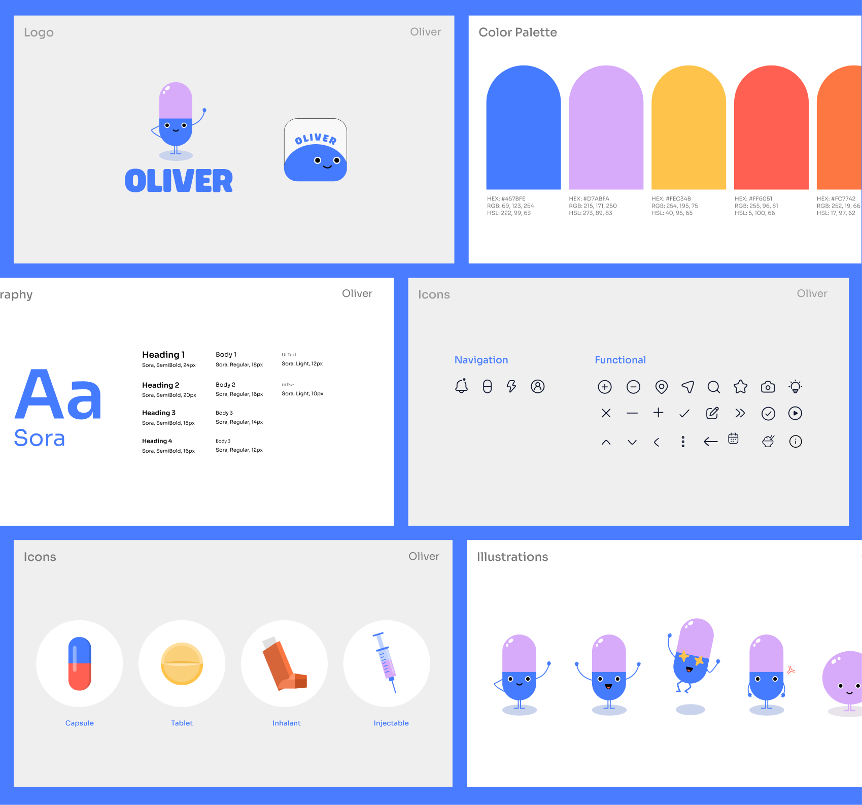 Brand Guidelines for the Oliver app